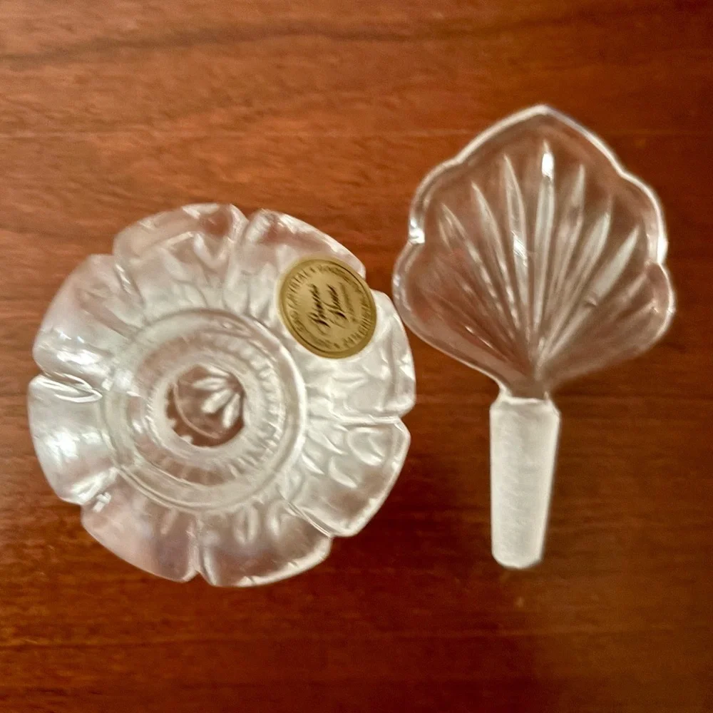 Princess House Crystal Vanity Set